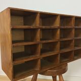 Wooden postal sorting locker