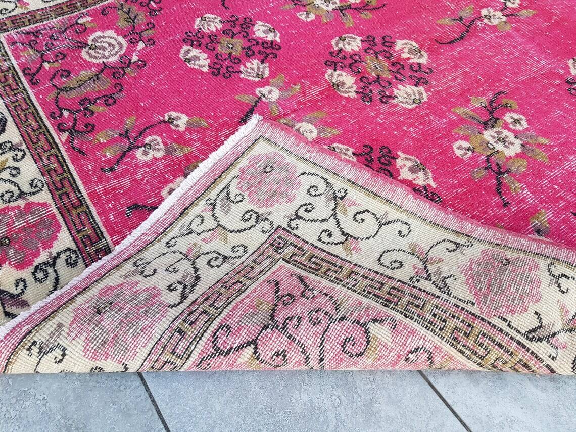 Oushak Antique Floor Wool Rug sku 2635