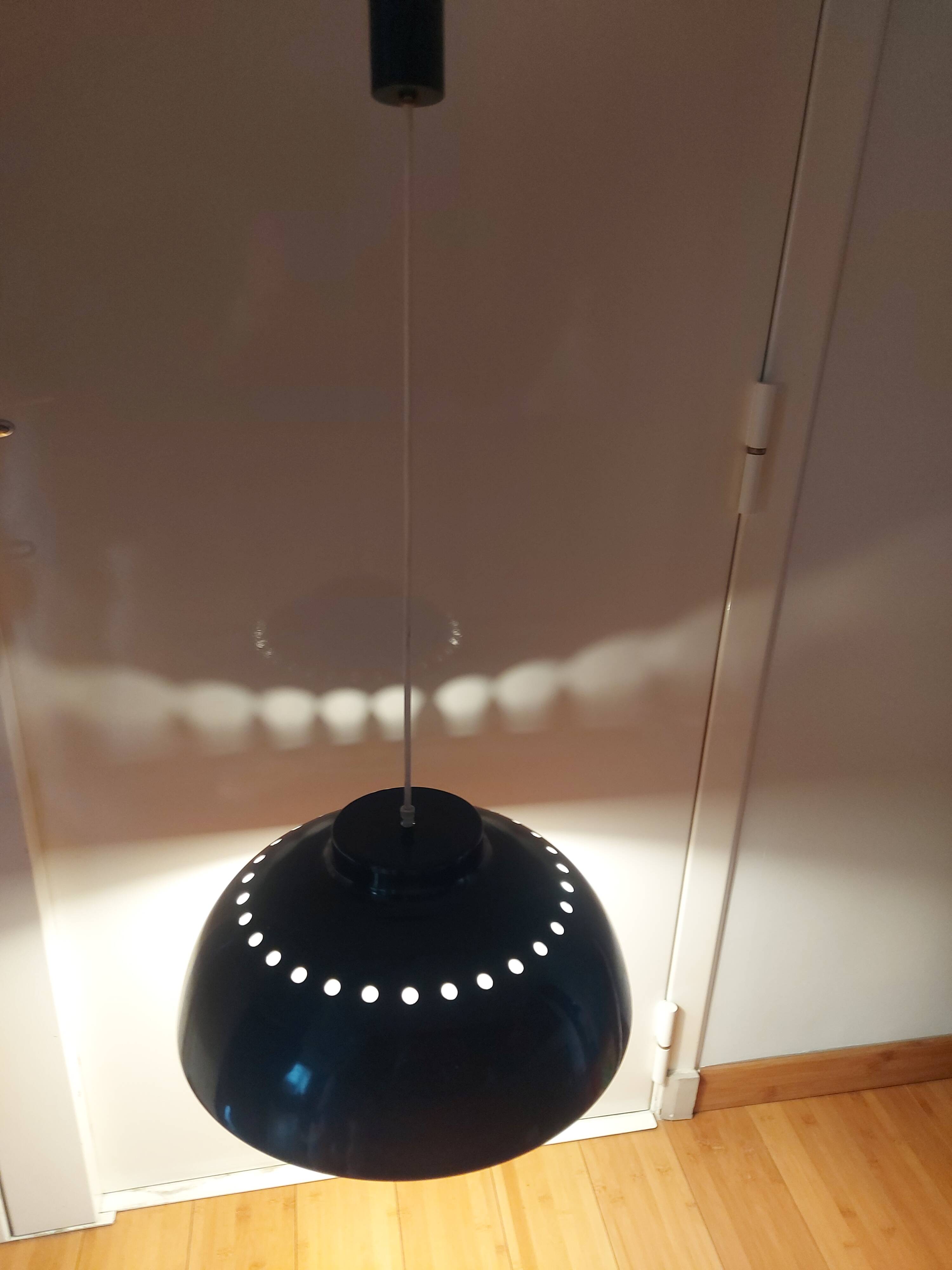 Metal pendant lamp Delmas 60's