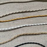 Triple suspension with vintage glass globes