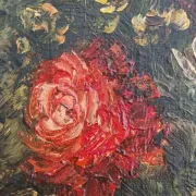 Robert Mogisse (1933) - Oil on canvas - Bouquet of flowers