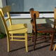 Lot de 6 chaises en bois de bistrot