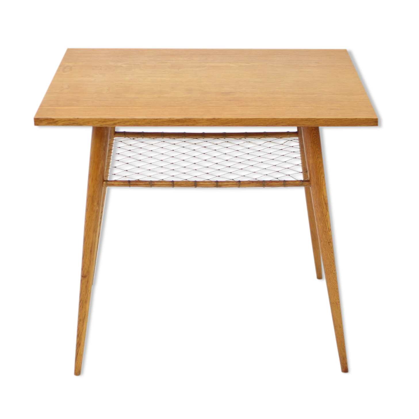 Table en chêne du milieu du siècle, années 1970.