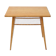 Table en chêne du milieu du siècle, années 1970.