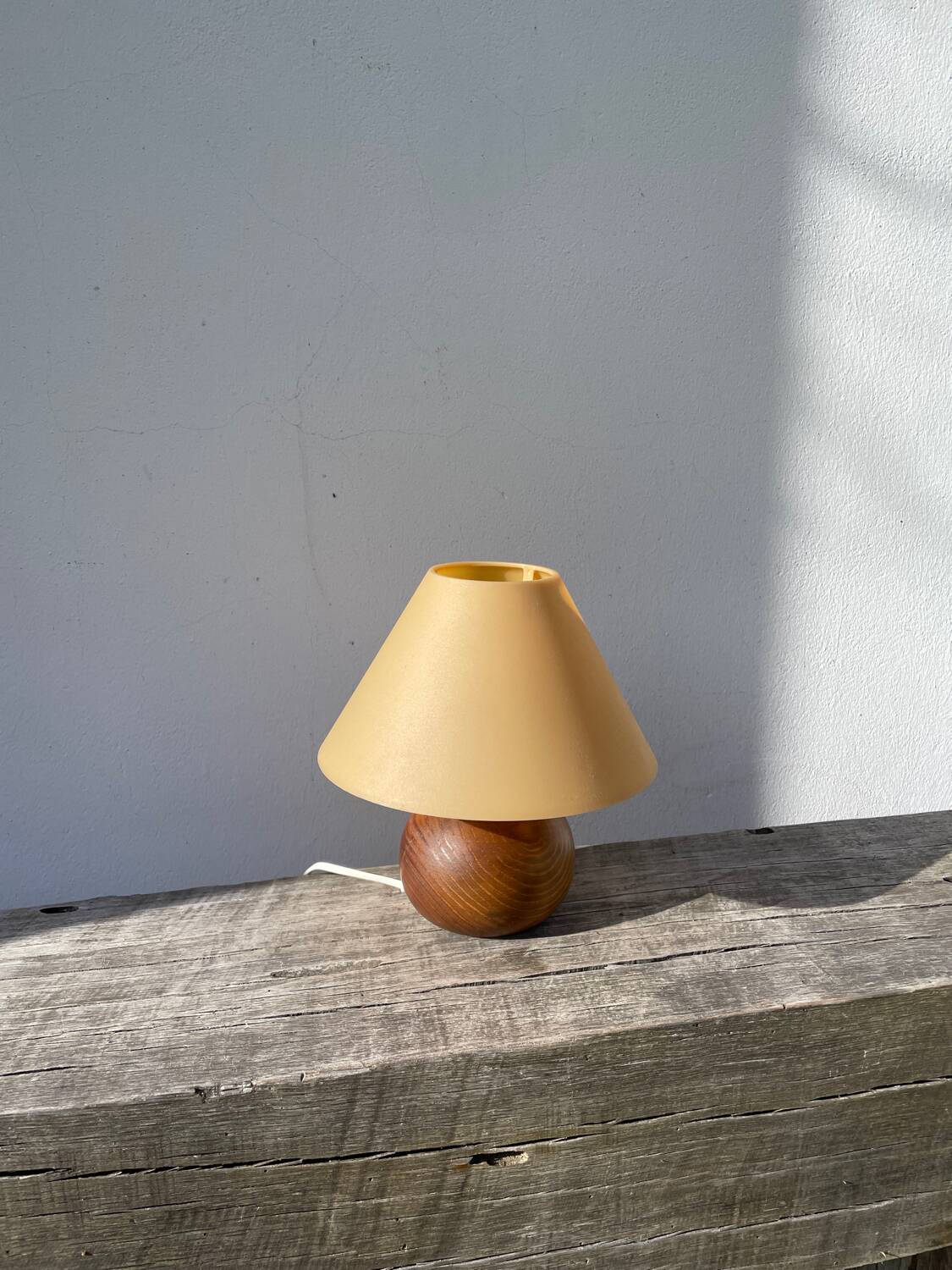 Wooden ball lamp 1980