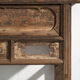 Console ancienne chinoise à entrelacs géométriques – Chine, vers 1900