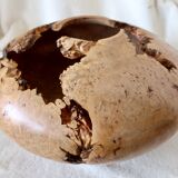 Mike Mahoney, Maple Burl Sculpture Vase, 28cm, Very Good Condition