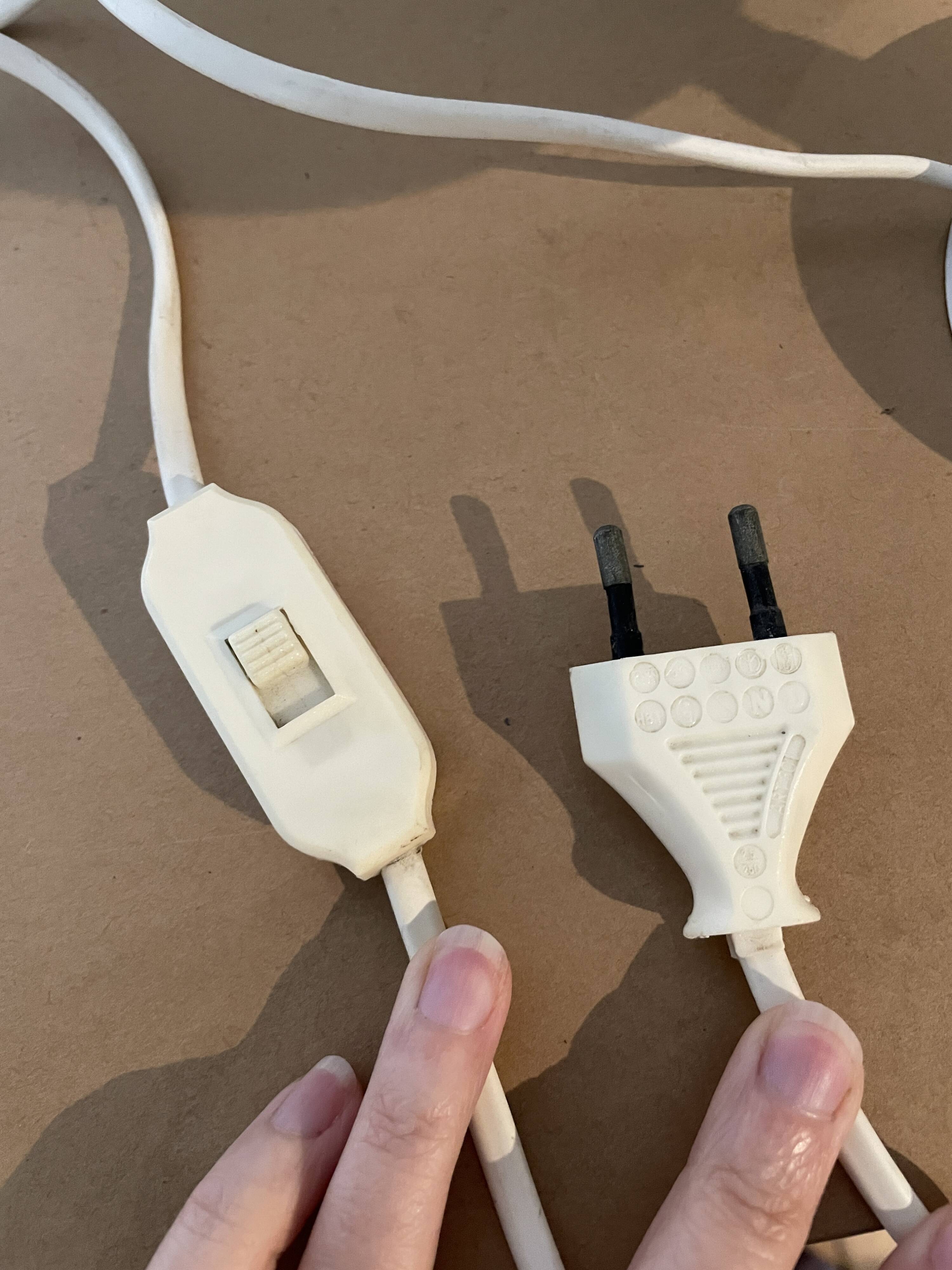 Delmas vintage 70s mushroom table lamp