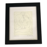 Illustration encadrée "Les métamorphoses d'Ovide" Picasso