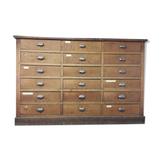 Wood furniture has drawers