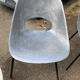 Four chairs 1953 Tonneau model design by Pierre Guariche Co.