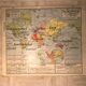 School planisphere Vidal-Lablache 1955 map