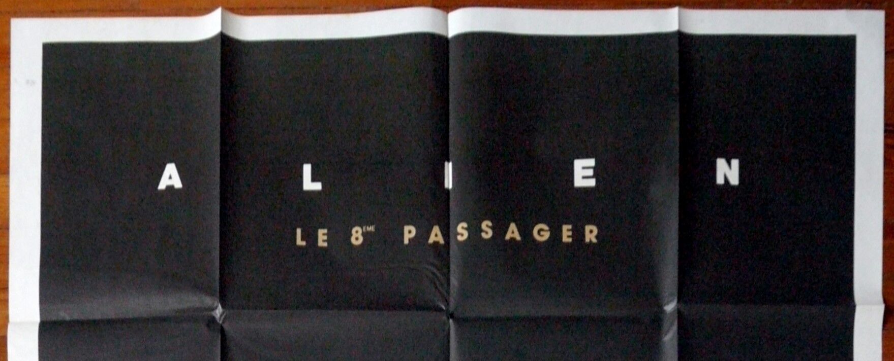 Original movie poster "Alien the 8th passenger" Ridley Scott