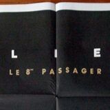 Original movie poster "Alien the 8th passenger" Ridley Scott