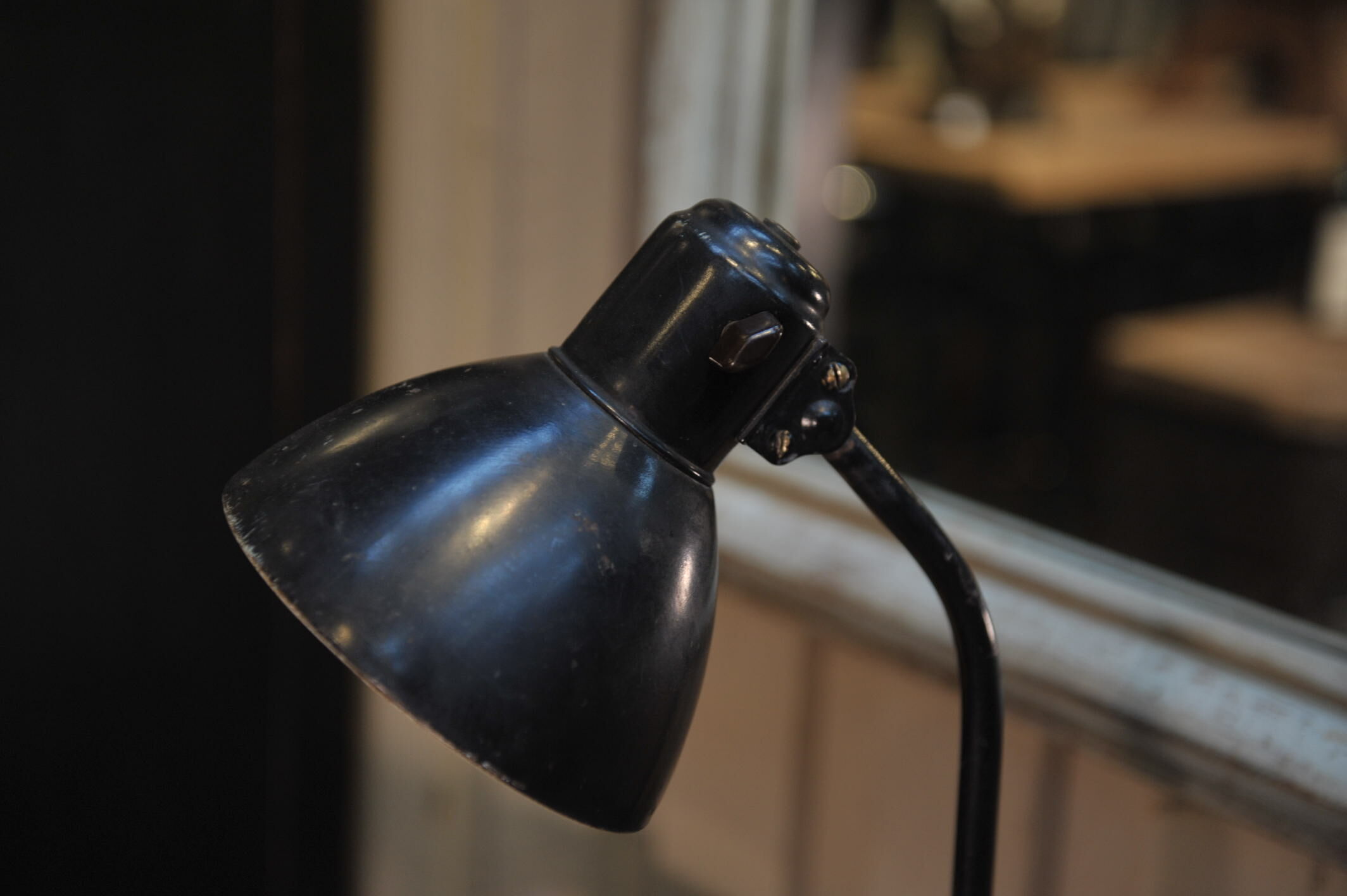 Old articulated office lamp 1950