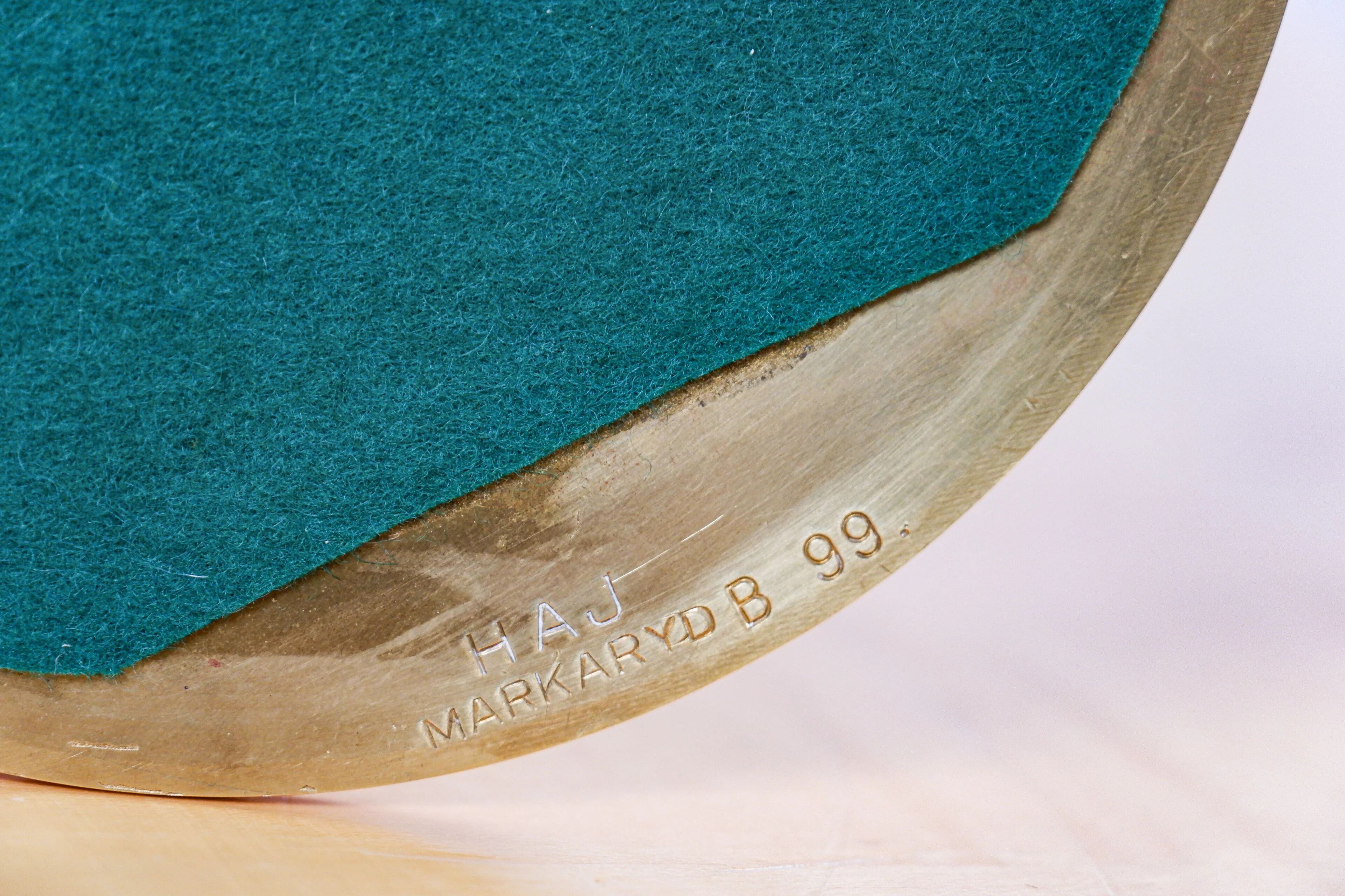 Hans Agne Jakobsson B99 table lamp. Circa 1960.