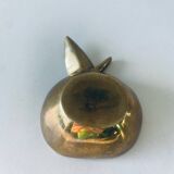 Apple-shaped pocket ashtray