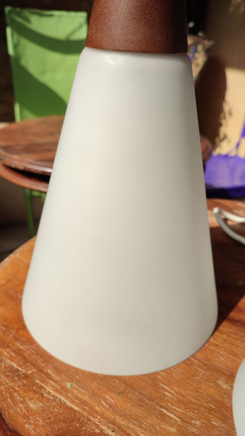 Pair of Scandinavian design pendant lamps