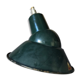 Lampe atelier industriel vert-blanc