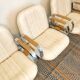 Suspended bench 3 armchairs