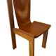 Scandinavian vintage Roland Haeusler chair in solid gold from the 80s