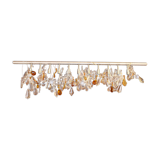 Suspension lustre Anthologie Quartett 11 lampes modèle Cellula + 1 applique cristal