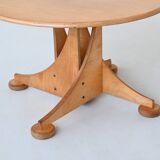 Sjoerd Soeters scuptural dining table in birch Lundia The Netherlands
