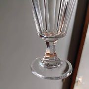 2 verres à vin - cristal taillé - Baccarat vers 1850