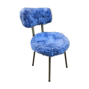 Chaise pieds compas moumoute