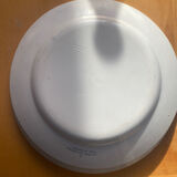 Choisy le roi - rare pair of polychrome rebus plates