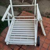 Vintage wood garden cart