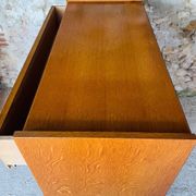 Vintage Scandinavian style oak chest of drawers circa 70's