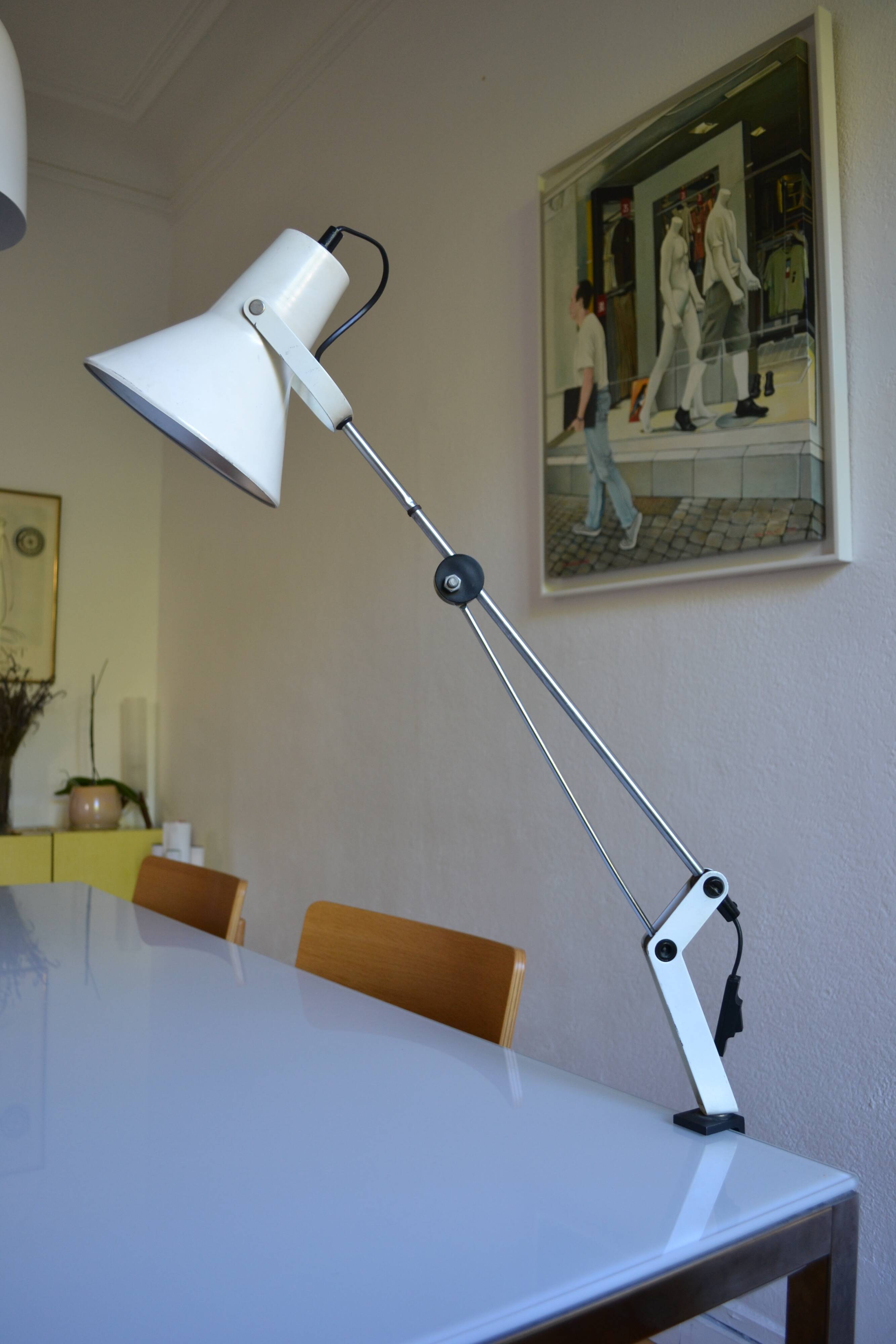 Lampe de bureau articulée vintage 1980 Ikéa A 401