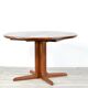Midcentury Danish Extending Round Teak Table by Skovby. Vintage Modern / Scandinavian Style /Retro.