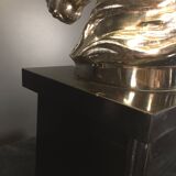 large “Horse” lamp, nickel silver