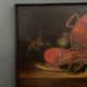 Oil on canvas still life with lobster early 20th century