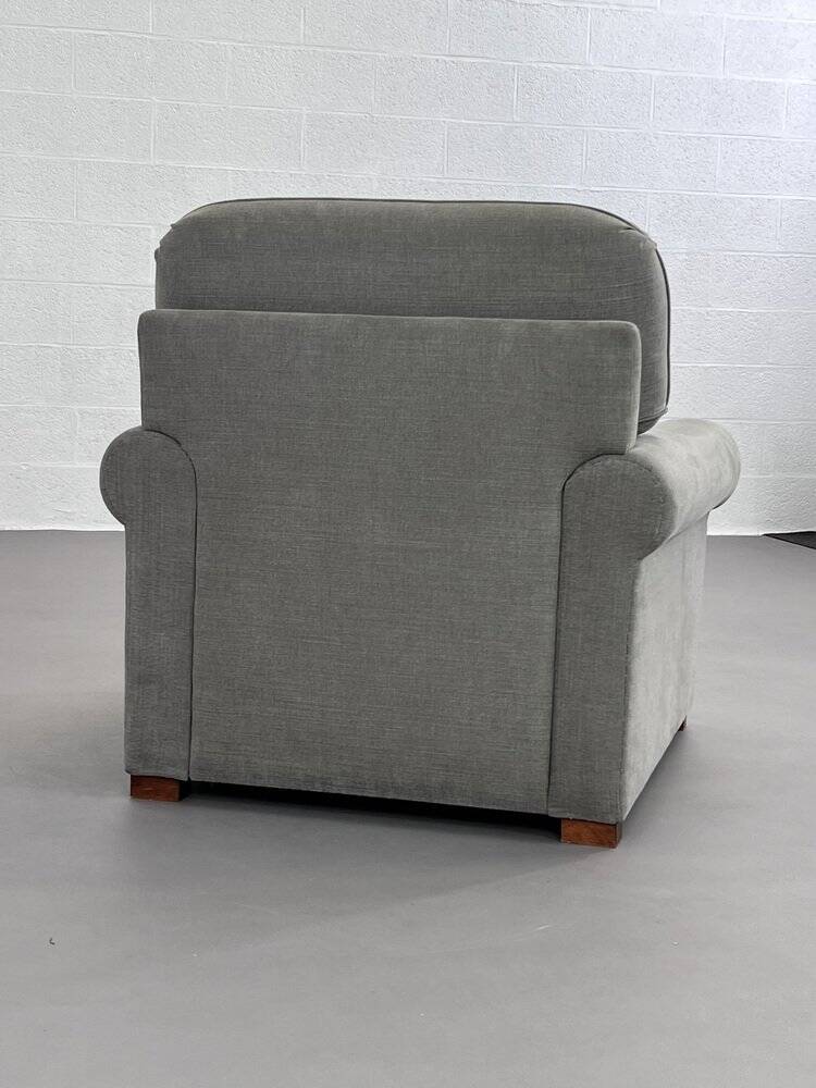 Fauteuil Gris en Tissu, 1990s