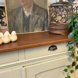 Chic country-style buffet with 2 doors