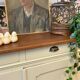 Chic country-style buffet with 2 doors