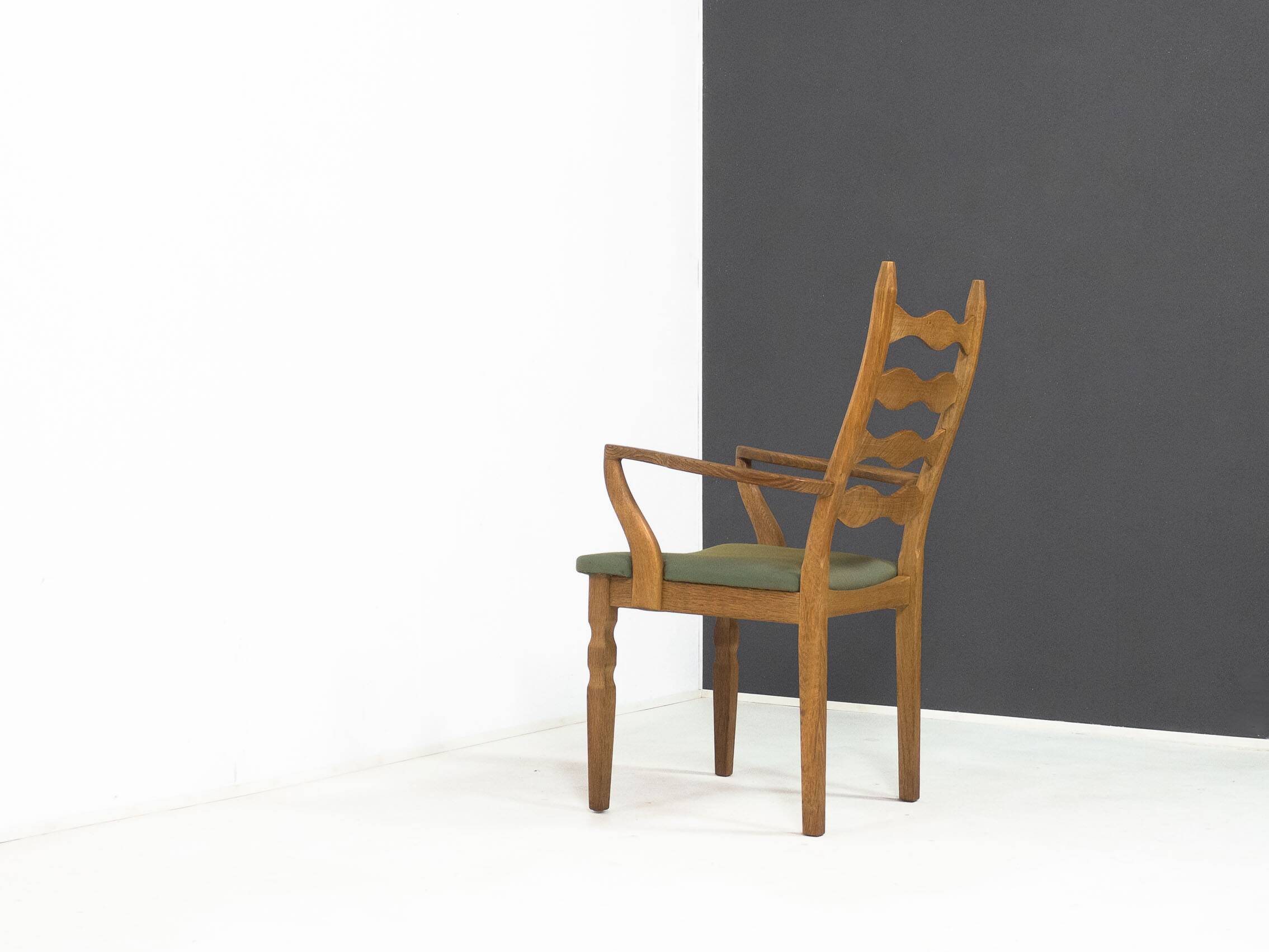 Nyrup Møbelfabrik oak arm chair by Henning Kjaernulf