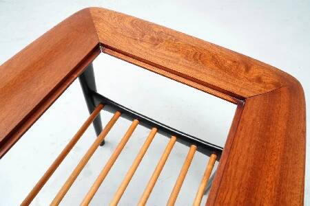 Alfred Hendrickx, Coffee Table Model 210 with Built-In Bar