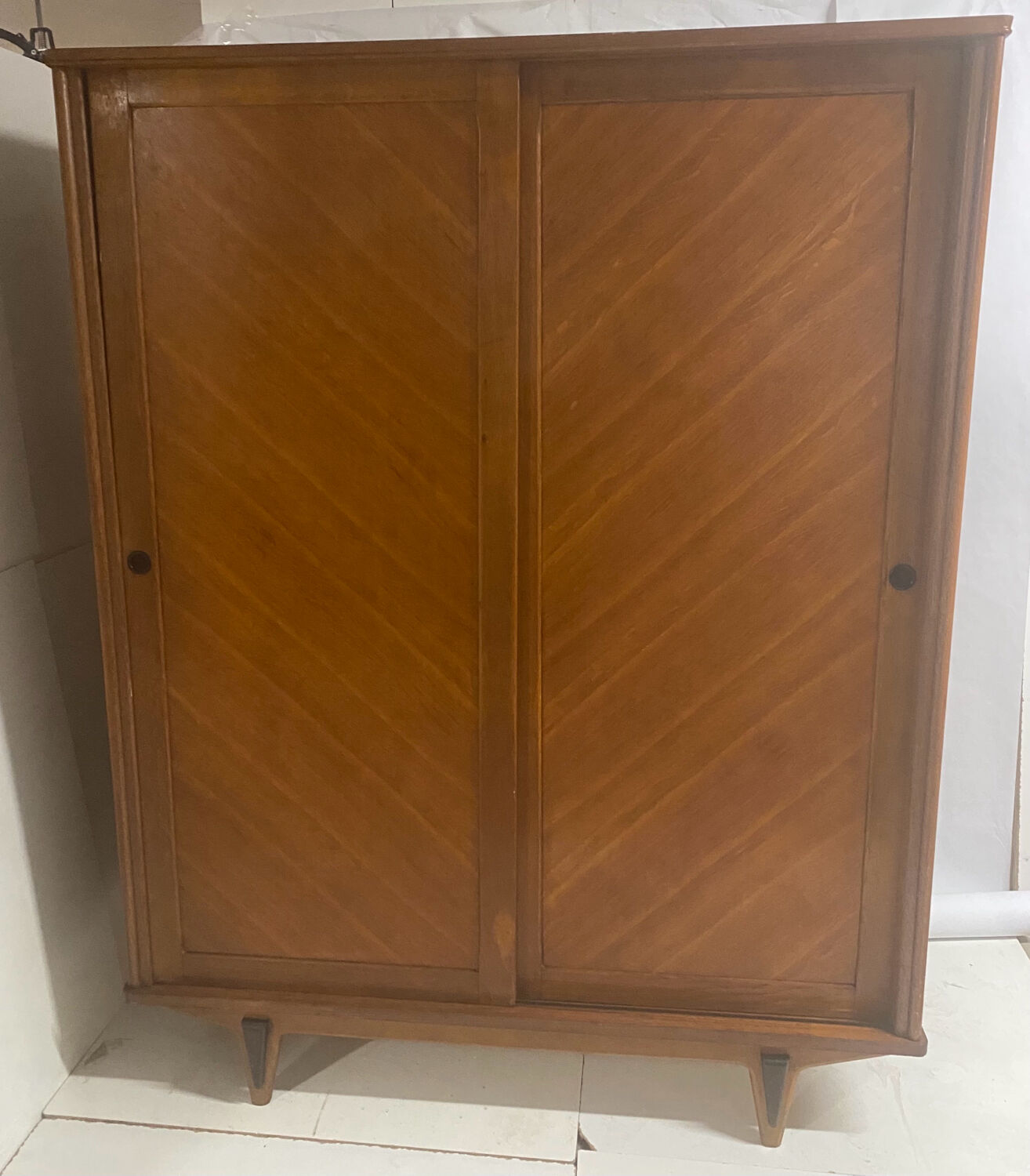 Vintage cabinet feet compass