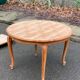 Renovated Louis XV dining table in cherry wood from the 20th century, 210cm.