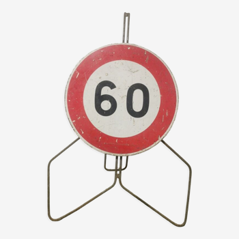 Old road sign 60km/h
