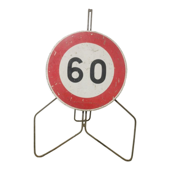 Old road sign 60km/h
