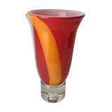 Vase en verre souflé