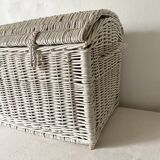 Rattan chest, storage trunk