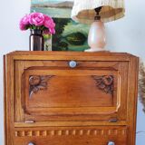 Art Deco oak chest of drawers