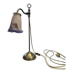 brass lamp that raises and lowers