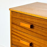 Scandinavian teak chest of drawers from the 1960s.